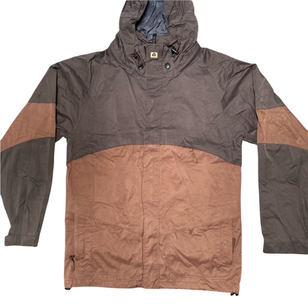 TACTIC SKI SNOW JACKET INSULATED MEDIUM BACK ZIP VENT WATERPROOF BROWN MEN'S M